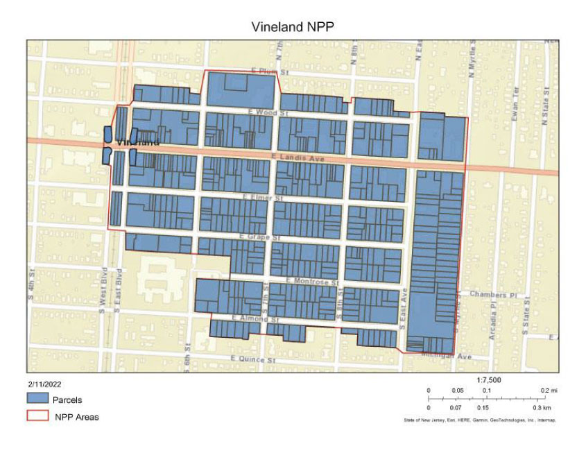 Vineland NPP District Map