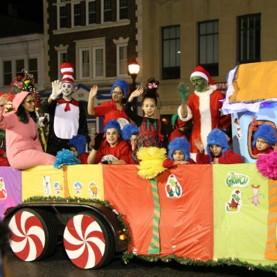 Grinch float Parade